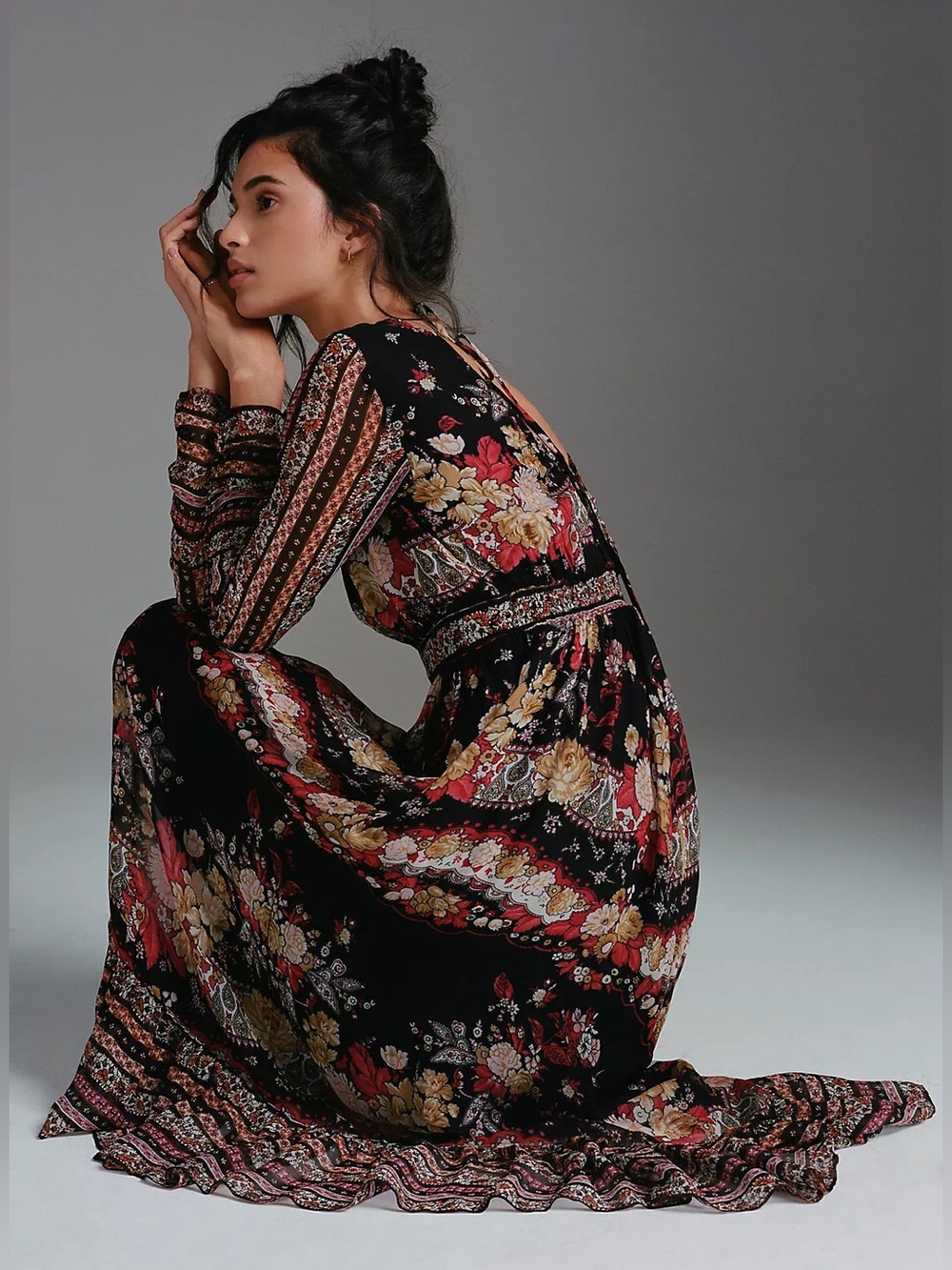ANTHROPOLOGIE ‘Caitlin’ Boho Maxi Dress